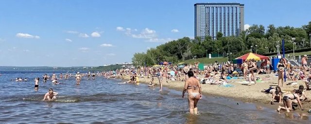 В Самарской области река Волга прогрелась до рекордных температур